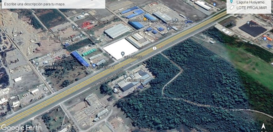 Terreno industrial Camino a Pargua